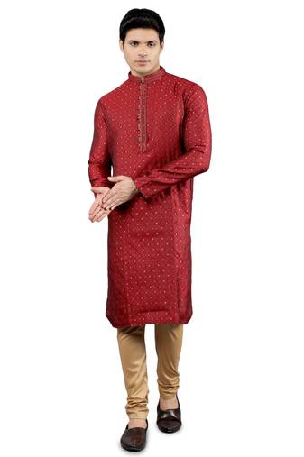  woven design ethnic trendy kurta set