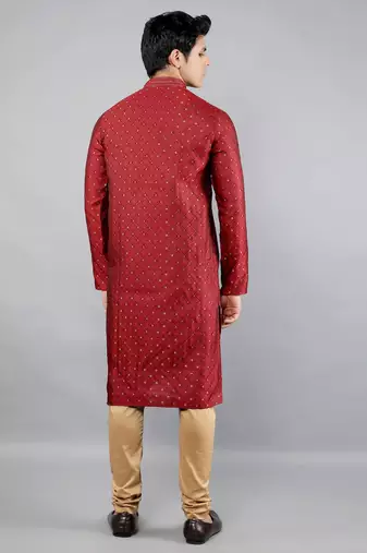  woven design ethnic trendy kurta set