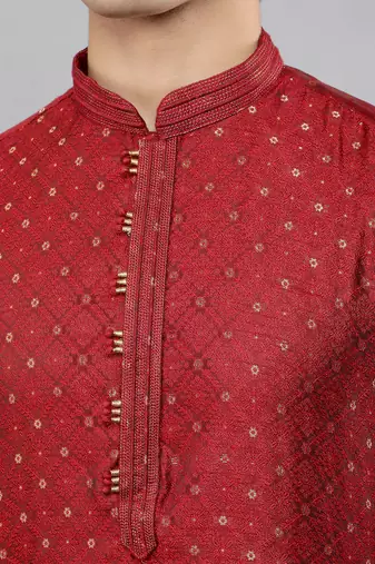  woven design ethnic trendy kurta set
