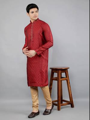  woven design ethnic trendy kurta set 5