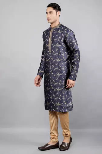  woven design ethnic trendy kurta set