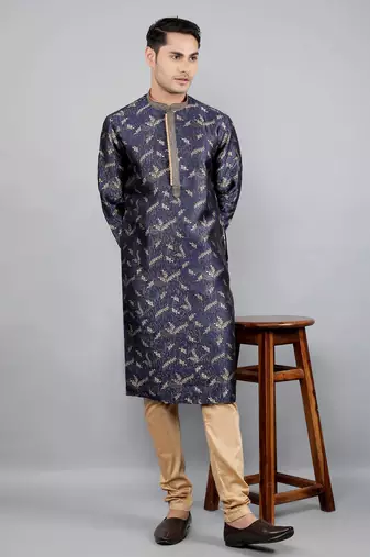 woven design ethnic trendy kurta set