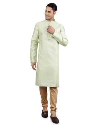 woven design ethnic trendy kurta set 1