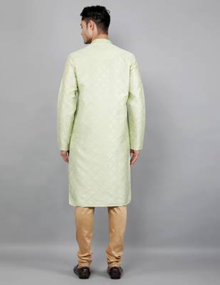  woven design ethnic trendy kurta set 2