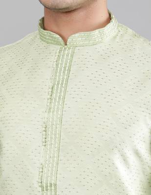  woven design ethnic trendy kurta set 4