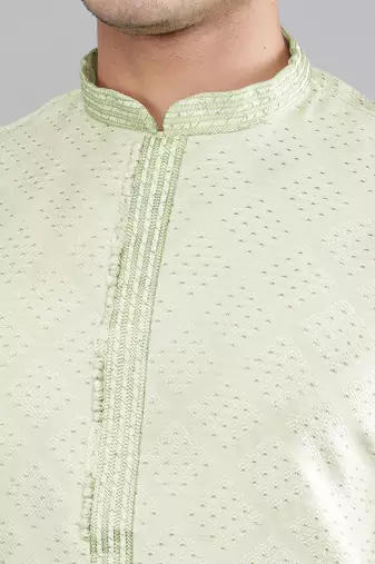  woven design ethnic trendy kurta set