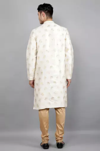  woven design ethnic trendy kurta set