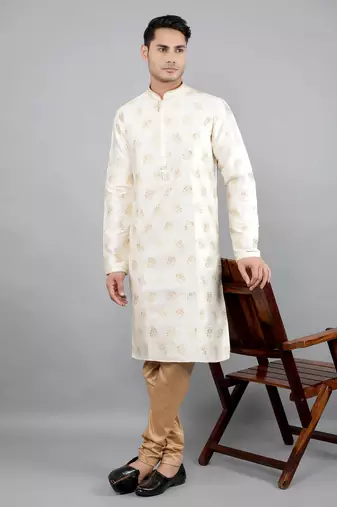  woven design ethnic trendy kurta set
