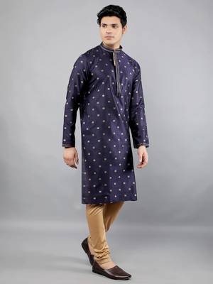  woven design ethnic trendy kurta set 3