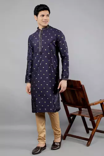  woven design ethnic trendy kurta set