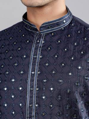  embroidered sequinned kurta set 4