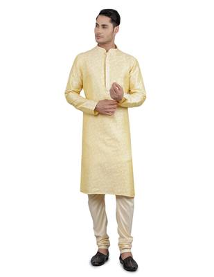  shiny thread sequinned  self design kurta set 1