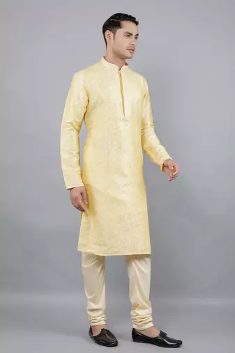 shiny thread sequinned  self design kurta set