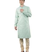 Manish creations shiny thread sequinned  self design kurta set