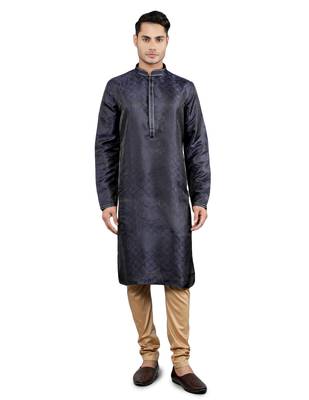  shiny thread sequinned  self design kurta set 1