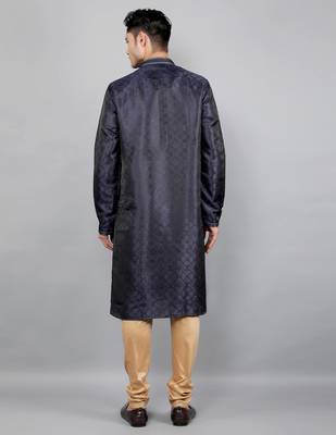  shiny thread sequinned  self design kurta set 2
