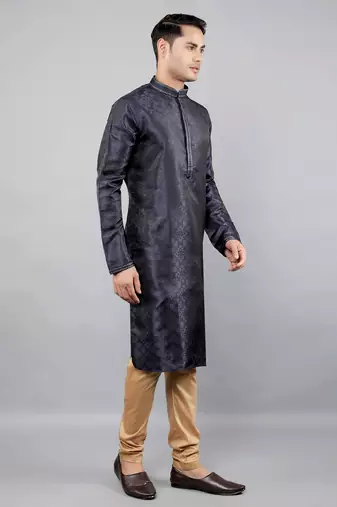  shiny thread sequinned  self design kurta set