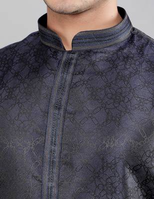  shiny thread sequinned  self design kurta set 4