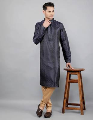  shiny thread sequinned  self design kurta set 5