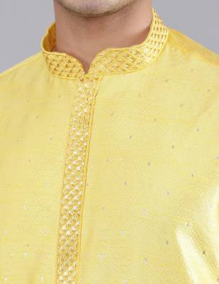  shiny thread sequinned  self design kurta set 4