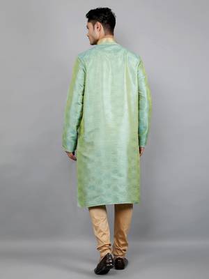  shiny thread sequinned  self design kurta set 2