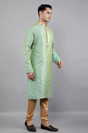  shiny thread sequinned  self design kurta set