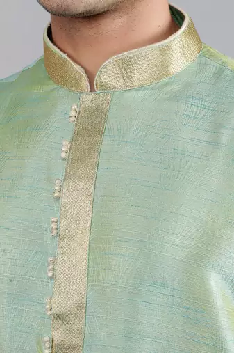  shiny thread sequinned  self design kurta set