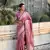 Babypink Silk blend Sarees with blouse