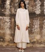 Ivory crepe co ord set