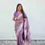 Purple Silk blend Sarees with blouse