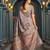 Purple Elegant Pashmina Kashmiri Jacquard Saree with Kalamkari & Meenakari Weaving