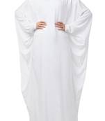 White stylish white kaftan in rayon  fabric