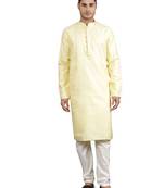 shiny thread sequinned  self design kurta set