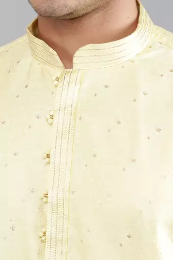  shiny thread sequinned  self design kurta set