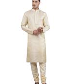 Manish creations shiny thread sequinned  self design kurta set