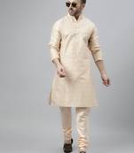 Pink fancy jacquard match  kurta churidar set