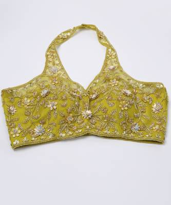 Mustard yellow Sharara set 4