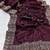Wine Color Burbury Silk blend Saree