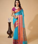 Rama cotton silk jacquard fancy saree