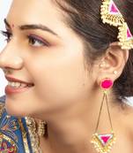 Twilight bloom dangler earrings