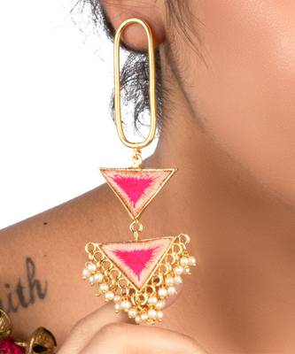Sunset hues dangler earrings 2