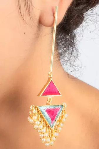 Pastel dew drops earrings