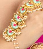 Mint sparkle haathphool