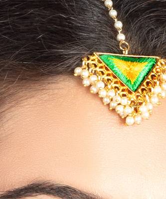 Green spark maang tikka 2