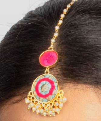 Sky rose maang tikka 2