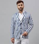 Multicolour lining  polyester viscose blazer