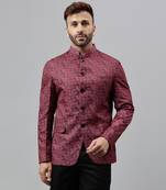 Multicolour floral polyester blazer