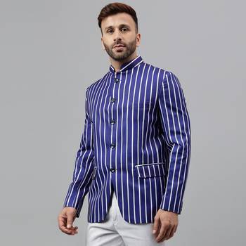 Multicolour lining polyester blazer 3