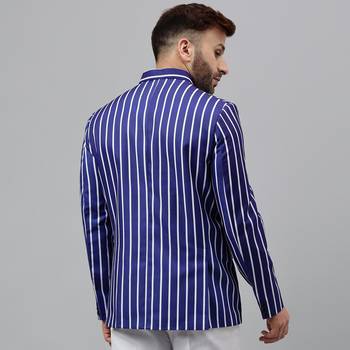 Multicolour lining polyester blazer 5