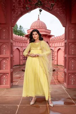 Light yellow nayra kurta    set 1